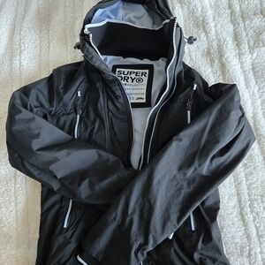 Superdry Women's Black Fleece Lined Winter Jacket